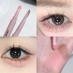 Double-end Lying Silkworm Eyeliner Pencil Diamond Glitter Matte Aegyosal Pen Brightening Cream Shadow Highligher Eye Makeup