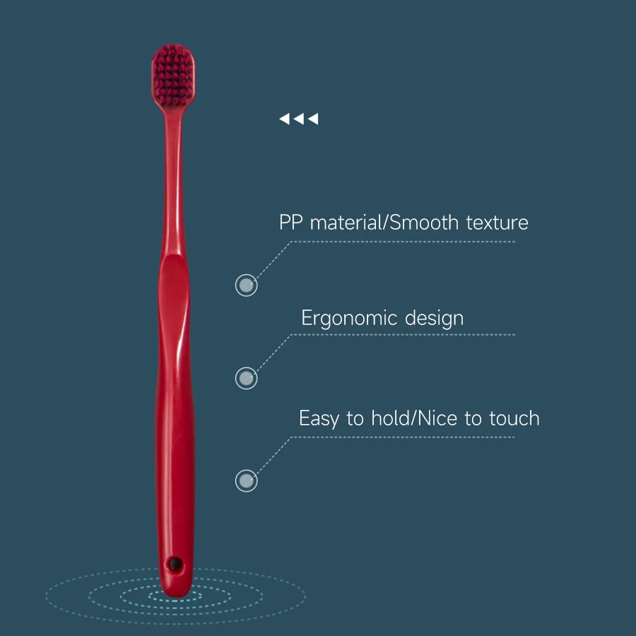 Four colors New Volcanic Charcoal Toothbrush Widen Soft Eco Friendly Portable Fiber bursh Premium Oral Hygiene Care Dropshipping