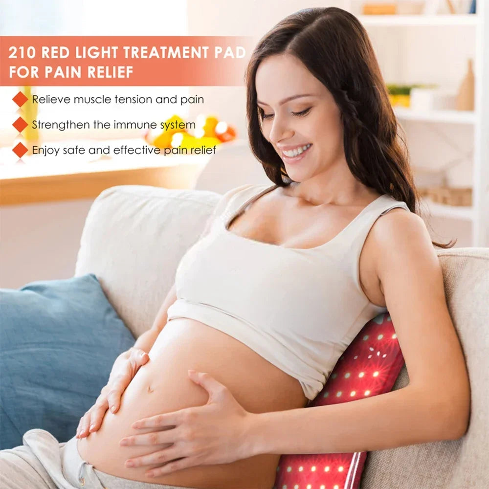 Red Light Therapy Mat, Large Red Light Therapy Pad with Controller,Pulse Mode 660nm & 850nm Near Infrared Light Therapy Belt