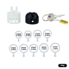 New Ringless Chastity Cage 5 Color Options Male Penis CB Lock Urethral Locking Device Sissy Device Breathable One-Piece Sex Toy