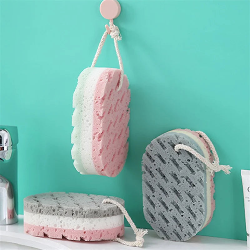 1-5PCS Soft Shower Sponge Ball Gentle Exfoliator Massage Cleansing Brush For Daily Body Skin Care And Bathing Use Secondary image