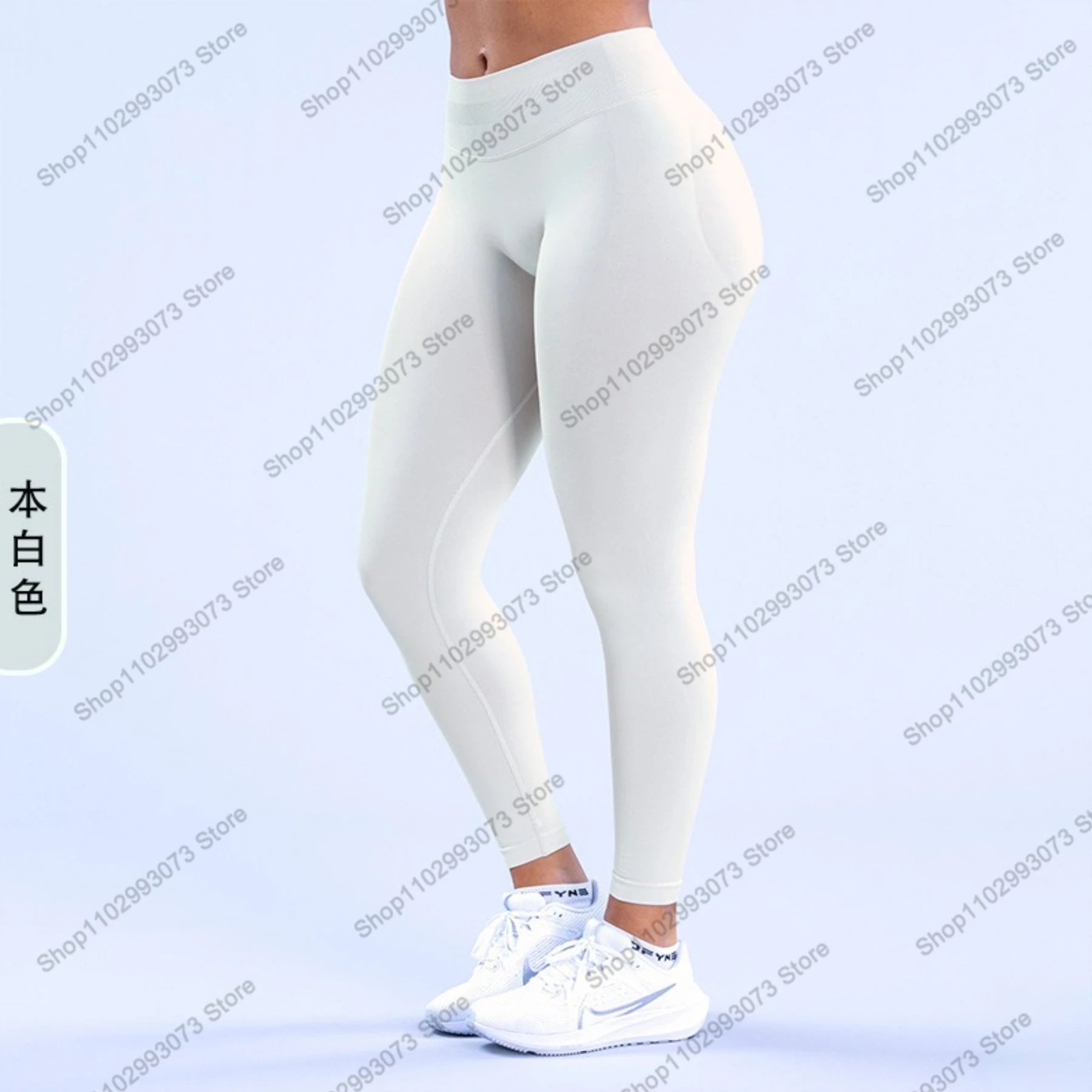 Women's High Waist Seamless Yoga Leggings Tummy Control Butt Lifting Workout Pants Soft Athletic Leggings for Gym Fitnes Running