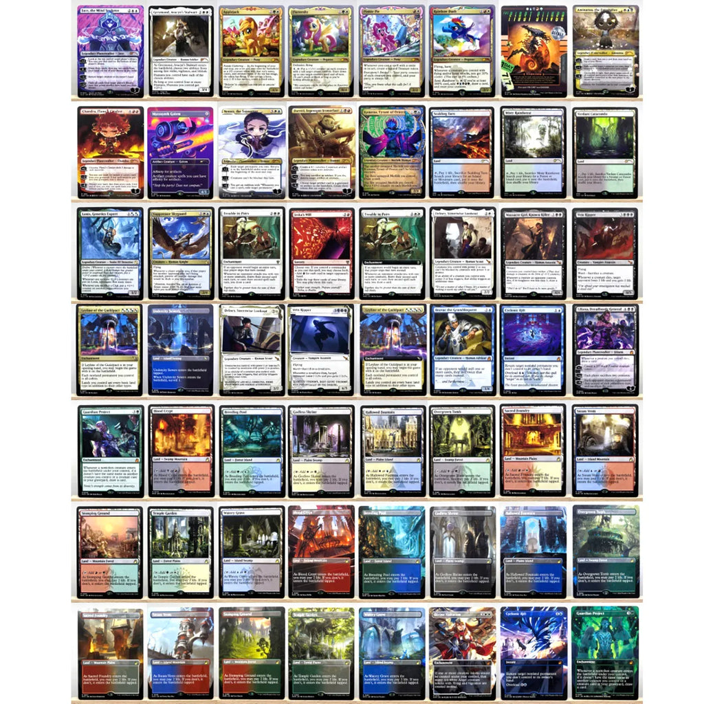 Whole Set TCG Cards for Home Play Proxy magical power9 beta fetch lands VMA dual  shock land The One Ring gathering Sol Ring