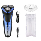 VGR Electric Shaver Professional Razor Waterproof Beard Trimmer Rotary 3D Floating Shaving Rechargeable Electric for Men V-306