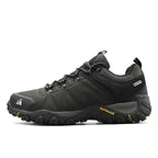 HIKEUP Non-slip Men Hiking Shoes Breathable Outdoor Wear Resistant Splashproof Climbing Men Sneaker Tourism Mountain Shoes