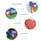 Mini Foosball Games, Tabletop Football Soccer Pinball for Indoor Game Room Games, Foosball Desktop Sports Board Games Mini Adult