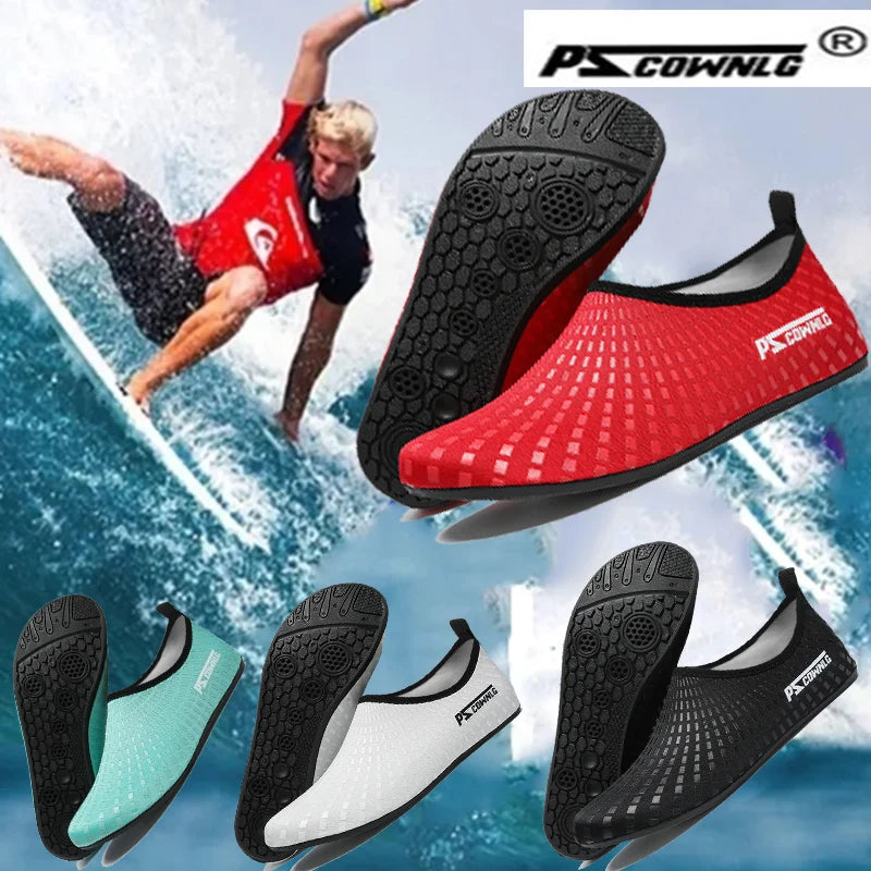 Water Shoes for Women Men Barefoot Quick-Dry Aqua Socks Slip-on for Beach Swim Surf Yoga Exercise Image principale du produit