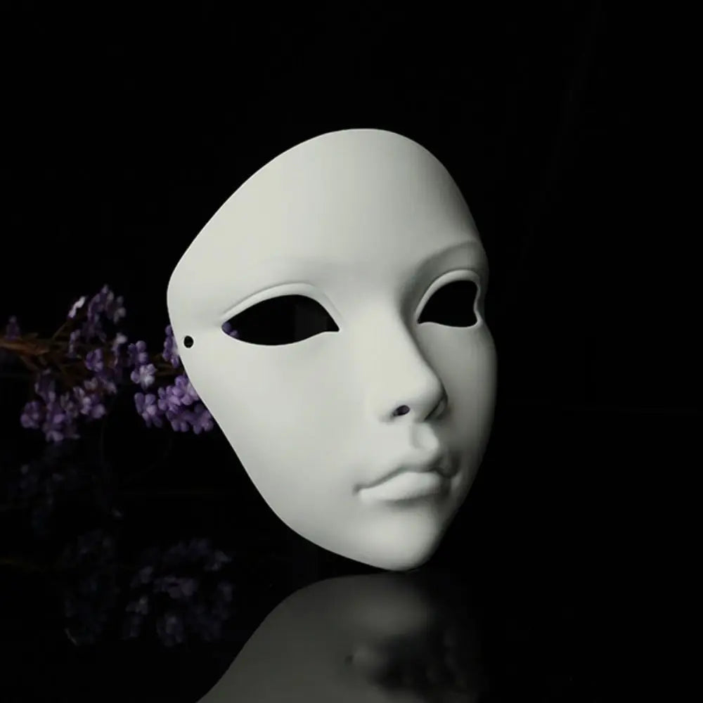 Party Supplies Full Face Cosplay Geisha Mask Flower Dress Up Hanfu Cosplay Mask Masquerade Spooky Japanese Mask Children's