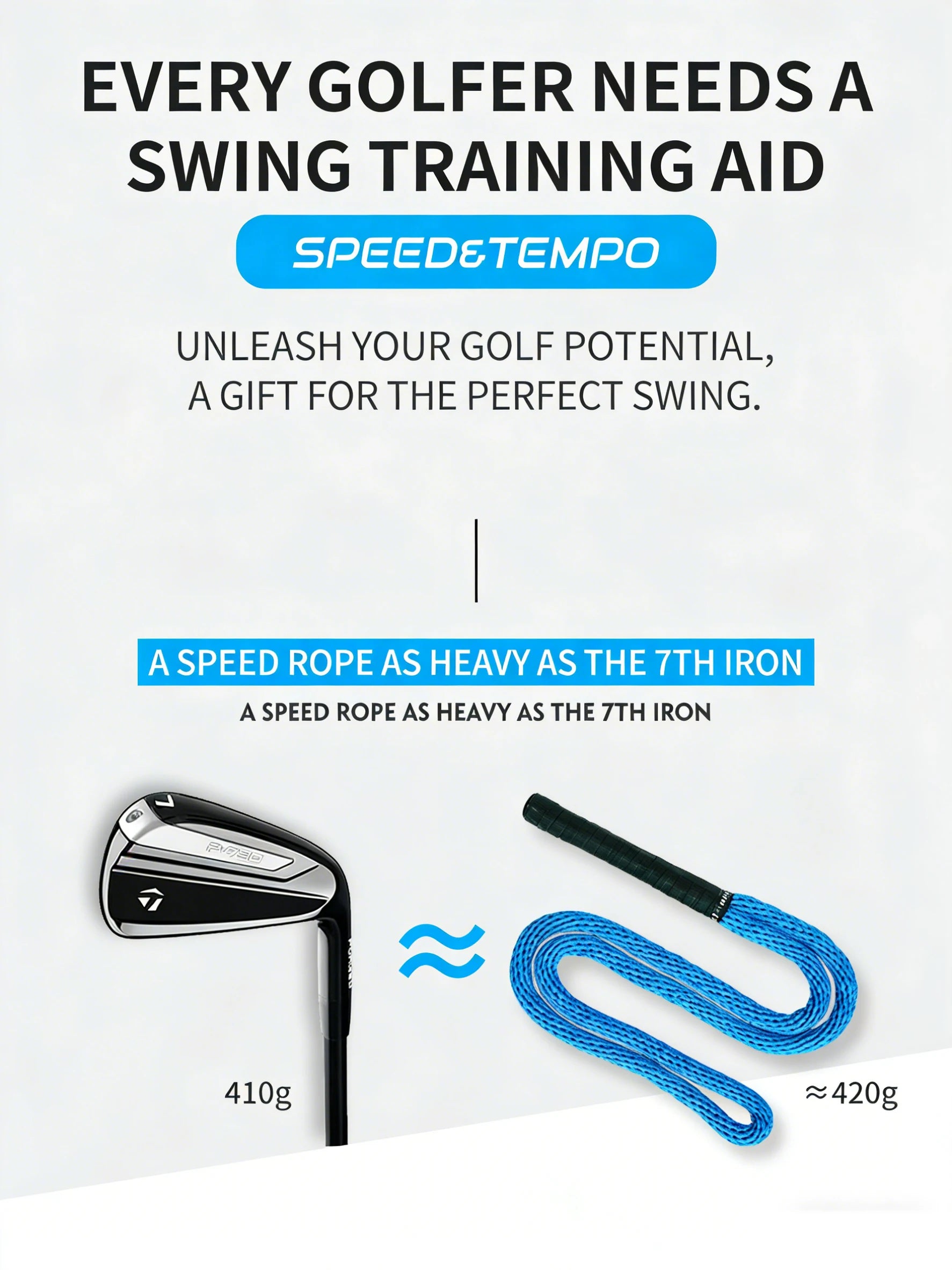 Advanced Golf Speed Rope Fitness Training Indoor and Outdoor Swing Practice Tool﻿﻿﻿﻿﻿﻿﻿﻿﻿﻿