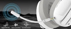 ATTACK SHARK L80 Ultra-Light Tri-Mode Gaming Headset Lightweight Wireless Gaming Headset for PC/PS4/PS5/Switch/Xbox