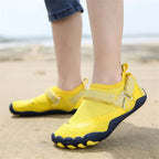 Men Women Water Shoes Quick Dry Non-Slip Five Finger Shoes Outdoor Wading Swimming Barefoot Aqua Shoes Lightweight Sneakers