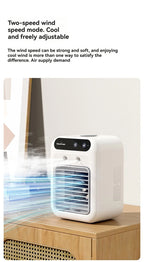 Wireless Air Conditioner Mini Portable Air Cooler Fan 500ml Ice Water Spray Humidifier For Home Air Conditioning Mist Fan USB