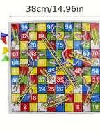 Chess Snake Ladder Flight 38cm/14.96inch Educational Children Toys Interesting Board Game Set Portable Flying Chess Board Game
