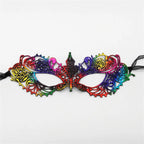 New Women Hollow Lace Face Mask Masquerade Sexy Cosplay Prom Party Props Costume Mask Nightclub Halloween Black Eye Mask