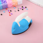 Mini Iron EU Plug Handmade DIY Electric Iron Craft Fuse beads tool Iron Sewing Tools Creative For Ironing Clothes Laundry Device