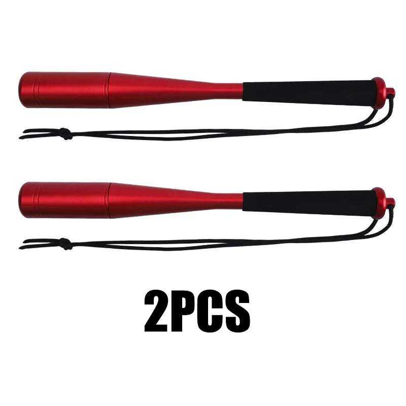 1/2/3pcs Fish Hammer Beat 104g Aluminum Alloy Fish Knocking Stick EVA Handle Fishing Bat Fishing Priest Device Fishing Tackle