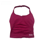 2025 TEVEO Nouveau Soutien-Gorge Elastique Haute Résistance Entièrement Licou Cou Nu Dos Nu Yoga Yoga Yoga