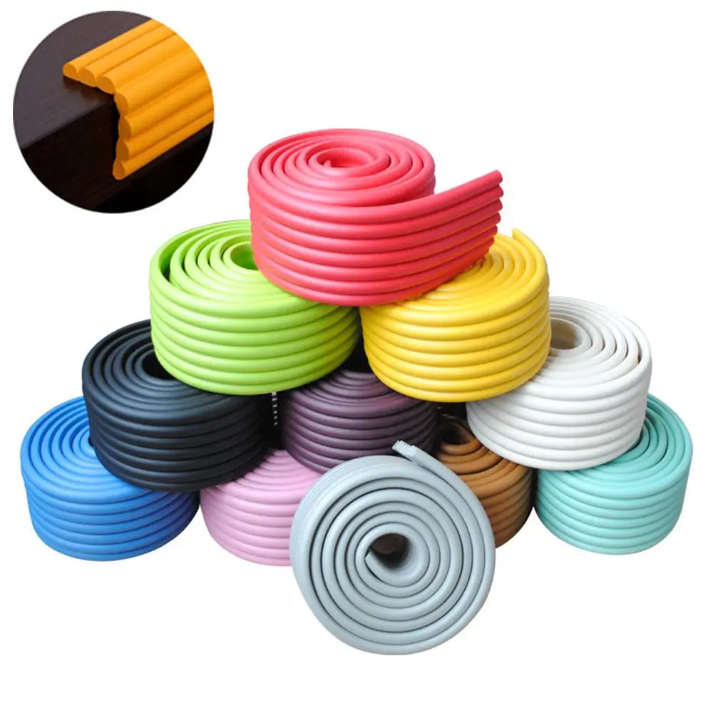 2M Baby Safety Protection Strip Table Corner Protector Desk Edge Guard Strip Furniture Corners Children Safety Foam Protection