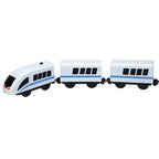 Wooden Locomotive Magnetic Electric Car Train Toys Fit Biro Wooden Diecast Slot Train Track Railway Educational Toys For Kids