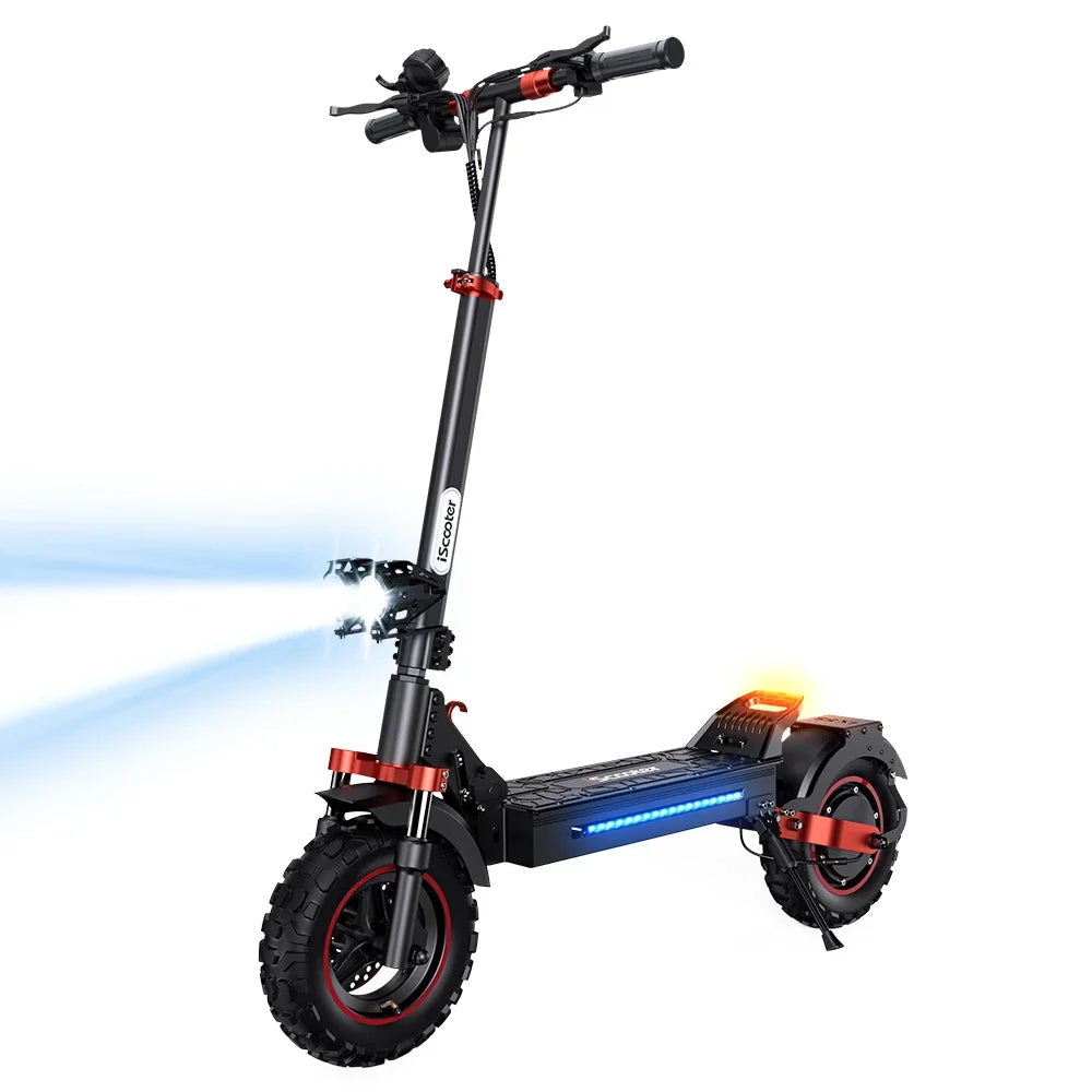 iScooter iX5S  Adults Electric Scooter 1000W Motor 48V15Ah Battery 11Inch  All Terrain Tire Foldable Electric Scooter