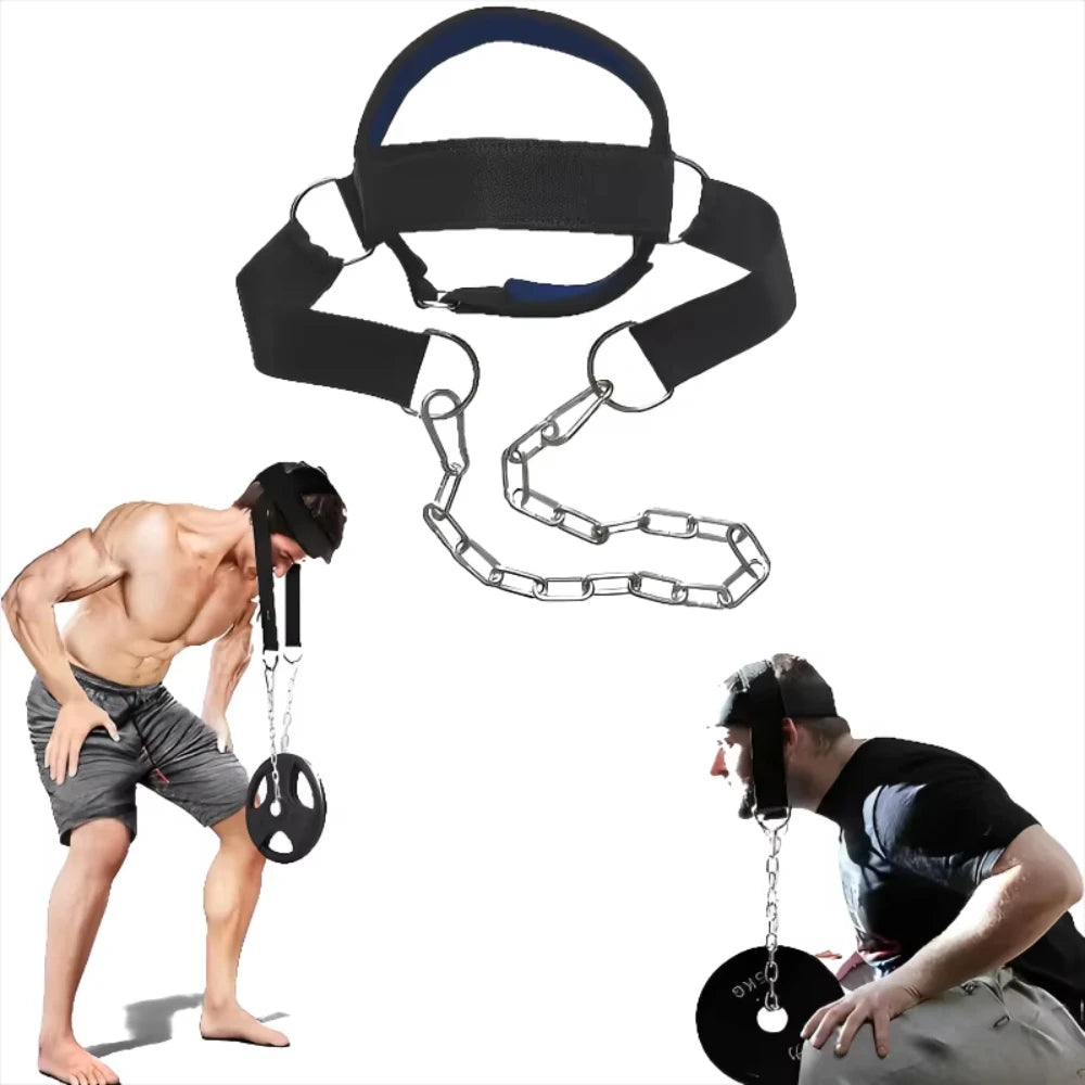 1PCS Head Neck Training Harness Body Strengh Exercise Cervical Spine Strap Adjustable Power Gym Fitness Weight Bearing Cap Image principale du produit