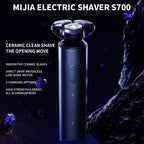 New MIJIA Electric Shaver S700 Portable Flex Razor 3 Head Shaving IPX7 Waterproof Washable Beard Trimmer Trimer Cutter 30 day