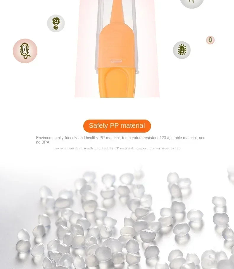Baby Nose Cleaner Tool Toddler Nasal Cavity Care Supplies Kids Safety Tweezers Cleaning Forceps Baby Essentials Plastic Tweezers