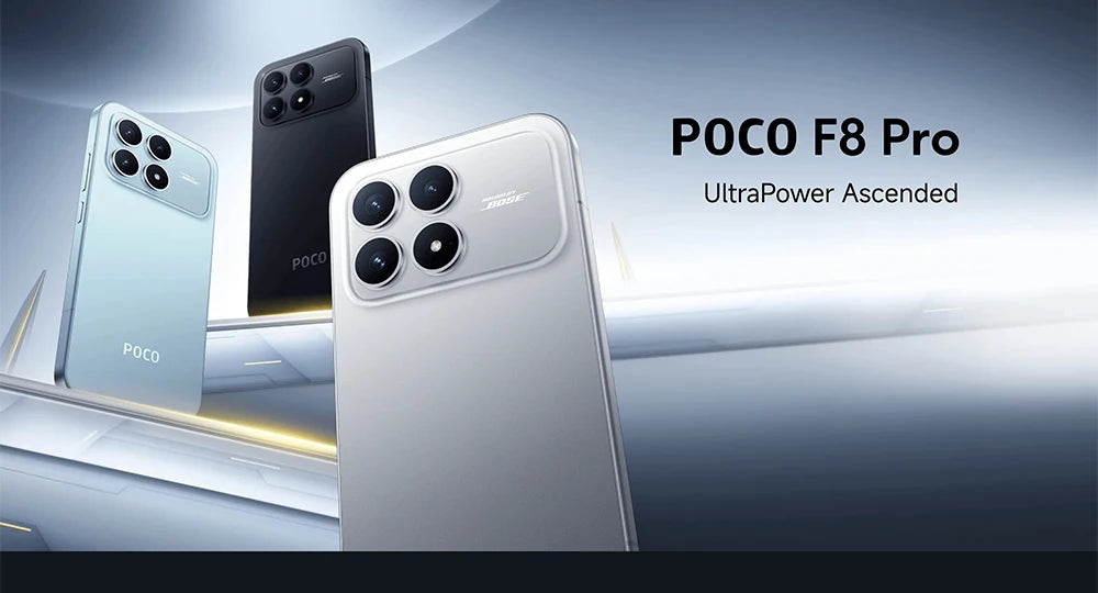 Global Version POCO F8 Pro 5G smartphone 5G 6.59" Snapdragon® 8 Elite Mobile Platform 6210mAh 100W 50MP camera IP68 NFC XIaomi