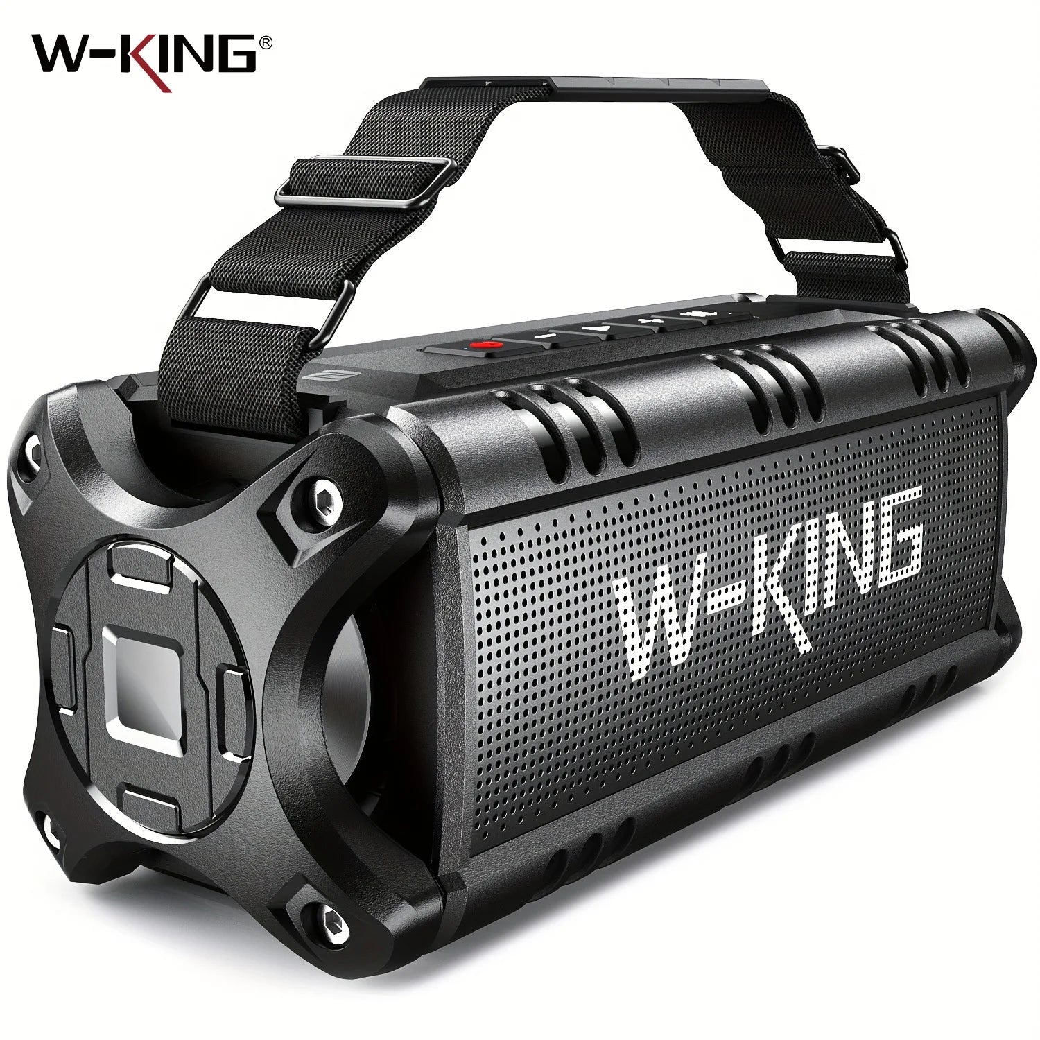 W-KING D8 Bluetooth Speaker, 50W RMS IPX6 Waterproof Loud Speakers Bluetooth Wireless, Large Outdoor Portable Speaker Image principale du produit