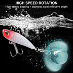 WALK FISH 7g 11g 15g 21g Spinner Bait Metal VIB Fishing Lure Rotating Tail Vibration Sequins Japan Wobbler Trolling Bait Pesca