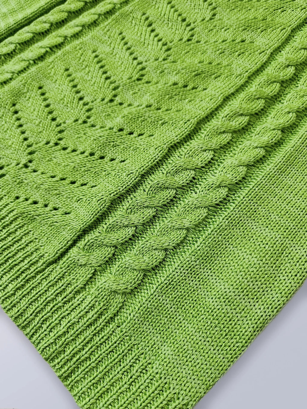 Spring Summer Casual V Neck Hollow Out Knitted Vest Solid Color Sleeveless Tops Orange Green White Khaki 2026 Women Clothes