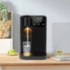 1700W 3L Instant Hot Water Dispenser 3s Heat LED Touch Screen Electric Kettle 25-99°C Temp Control EU Plug for Home Office Black