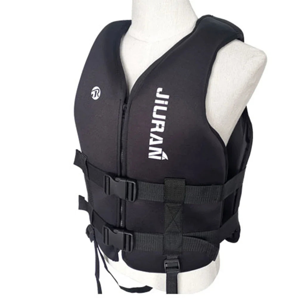 Neoprene Life Jacket for Adult Children New Water Sport Buoyancy Jacket Life Vest Swimming Boating Skiing Driving Vest Drifting
