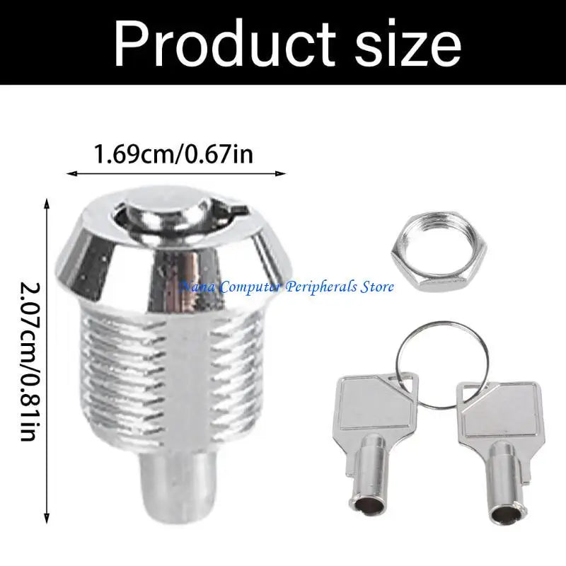 F68C Household Push Cabinet Lock for Jewelry Box Drawer Equipment with