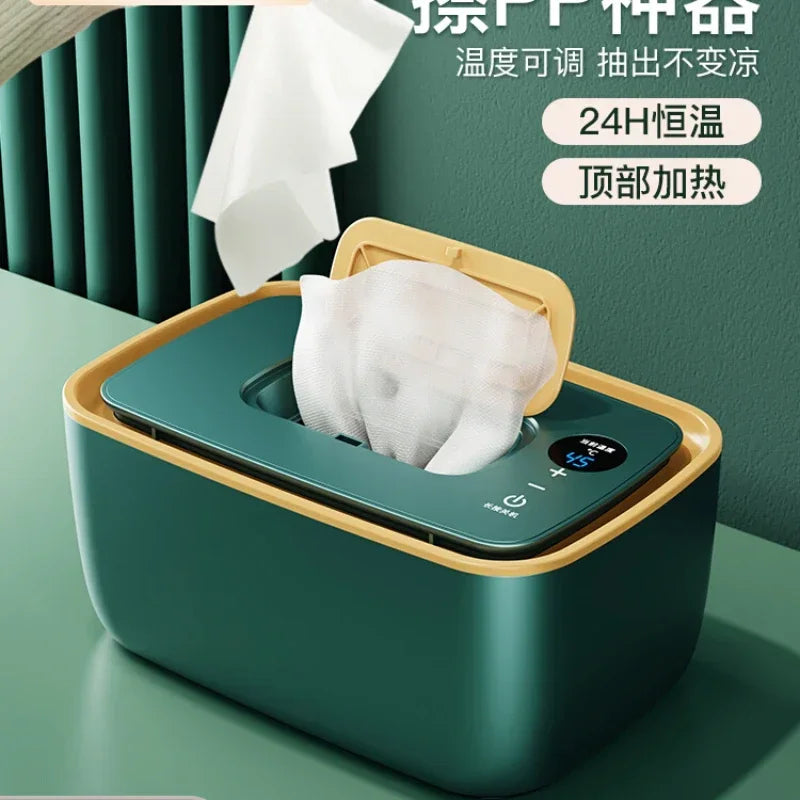 Baby wipes heater moisturizing constant temperature warm wet wipes machine portable baby wipes box warmer insulation Main image