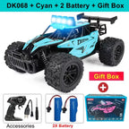 Oike RC Car 1:16 Model With LED Lights Radio Off-road Remote Control Climbing Vehicle Outdoor Cars Drift Race Toys Boys Gifts