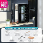 Disinfection cabinet Household small kitchen Stainless steel ultraviolet tableware High temperature drying disinfection cupboard