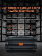 Lenovo TF USB Bluetooth Wireless Speaker Portable Dual Speaker Stereo Outdoor Playback FM Voice Broadcasting Subwoofer Speakers