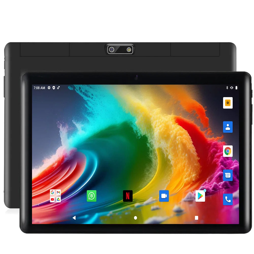 BDF Hot Sales New 10.1 Inch Tablets Octa Core 4GB RAM 64GB ROM Dual SIM Cards 3G Phone Call WiFi Bluetooth Google Play Tablet Pc