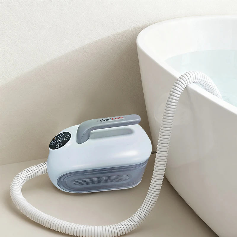 Spa Bubble Bath Massager Portable Bathtub Massage Pad With Anti-Slip Pad And Inflatable Pillow For Family Relaxation Bathroom