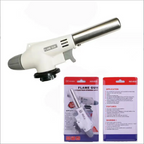 Torch Cooking AutoIgnition Butane Gas Welding-Burner Welding Gas Burner Flame Gas Torch Flame Gun Blow for BBQ Camping Cooking