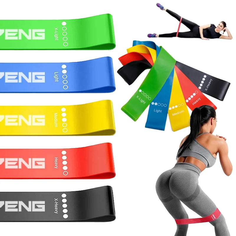Resistance Exercise Loop Bands Set Workout Bands for Women and Men Stretch Bands 5 Different Resistance Levels for Booty Legs Image principale du produit