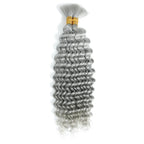 P4/27 Highligt Deep Wave Bulk Human Hair Braiding Blonde Curly Brazilian Human Hair Extensions for Micro Braiding No Weft