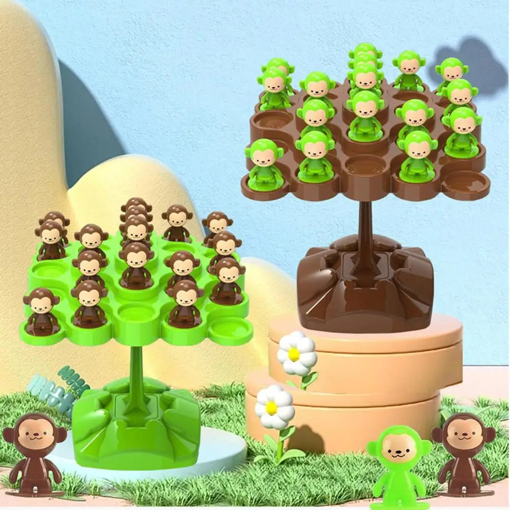 1pc Balancing Tree Toy Digital Monkey Balance Scale Educational Number Board Game Kids Learning Toys Montessori Math Toy