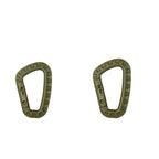 1/2/3/4/6pcs Tactical Carabiner Carabina Karabiner Clip Plastic Cadet Hiking Camping