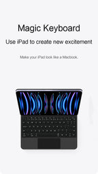 TouchPad Magic Keyboard for iPad Air 11 13 M4 2026 M3 M2 iPad 10 10th Air 4 5 6 iPad Pro 11 12.9 13'' M5 M4 Smart Cover Backlit