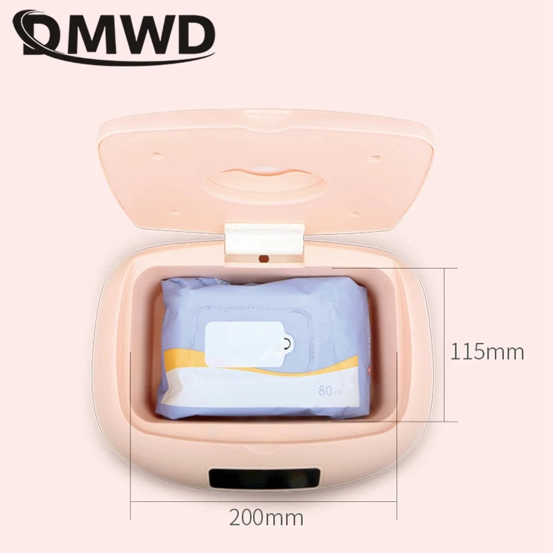 DMWD Household Wet Wipes Heater Electric Infant Baby Wet Tissue Facial Mask Heating Machine Adjustable Constant Temperature 220V