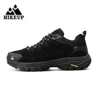 HIKEUP Leather Men Shoes for Men's Casual Shoes Fashion Waterproof Winter Luxury Designer Brand Work Boots Man Non-slip Sneakers