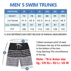 DATIFER Men's Sports Short Beachwear New Style Polyester Printing Fitness Beach Pants Surfing Swimming Trunks Bathing Swimwear
