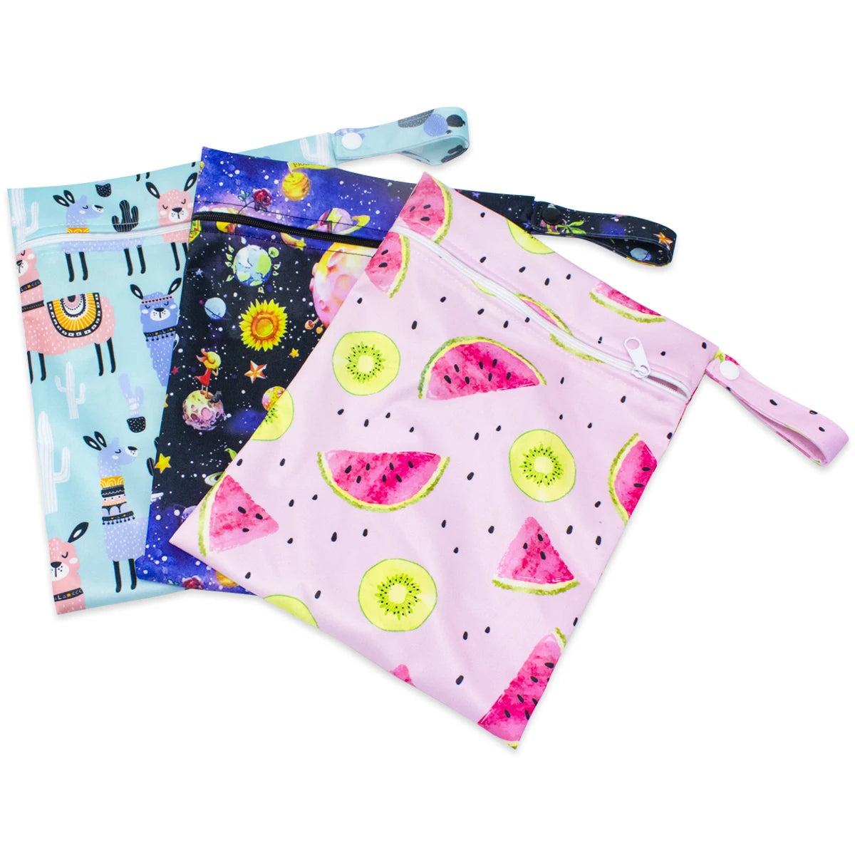 1PC Wet/Dry Baby Diaper Bags Waterproof Cloth Diaper Backpack Reusable Mummy Bag Yoga Sports Bag Secondary image